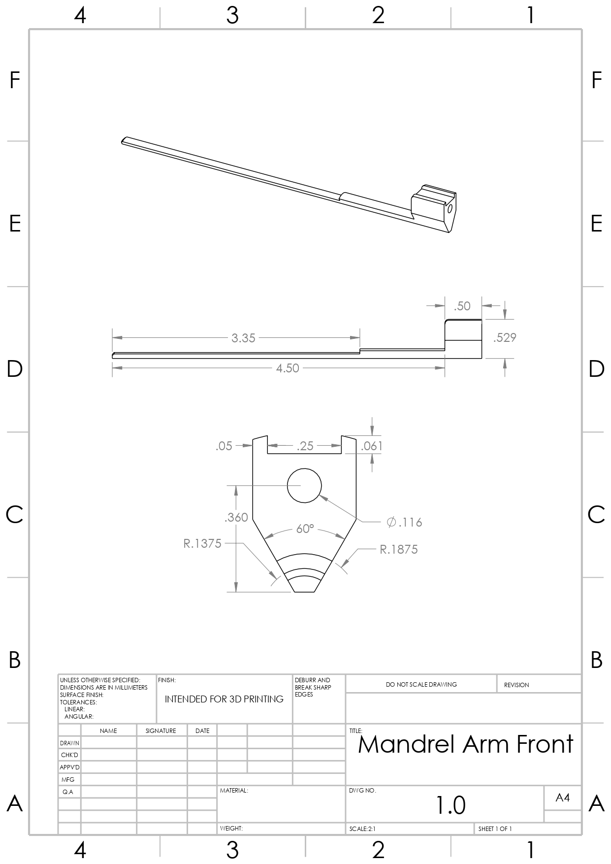 Manufacturing Drawing 5