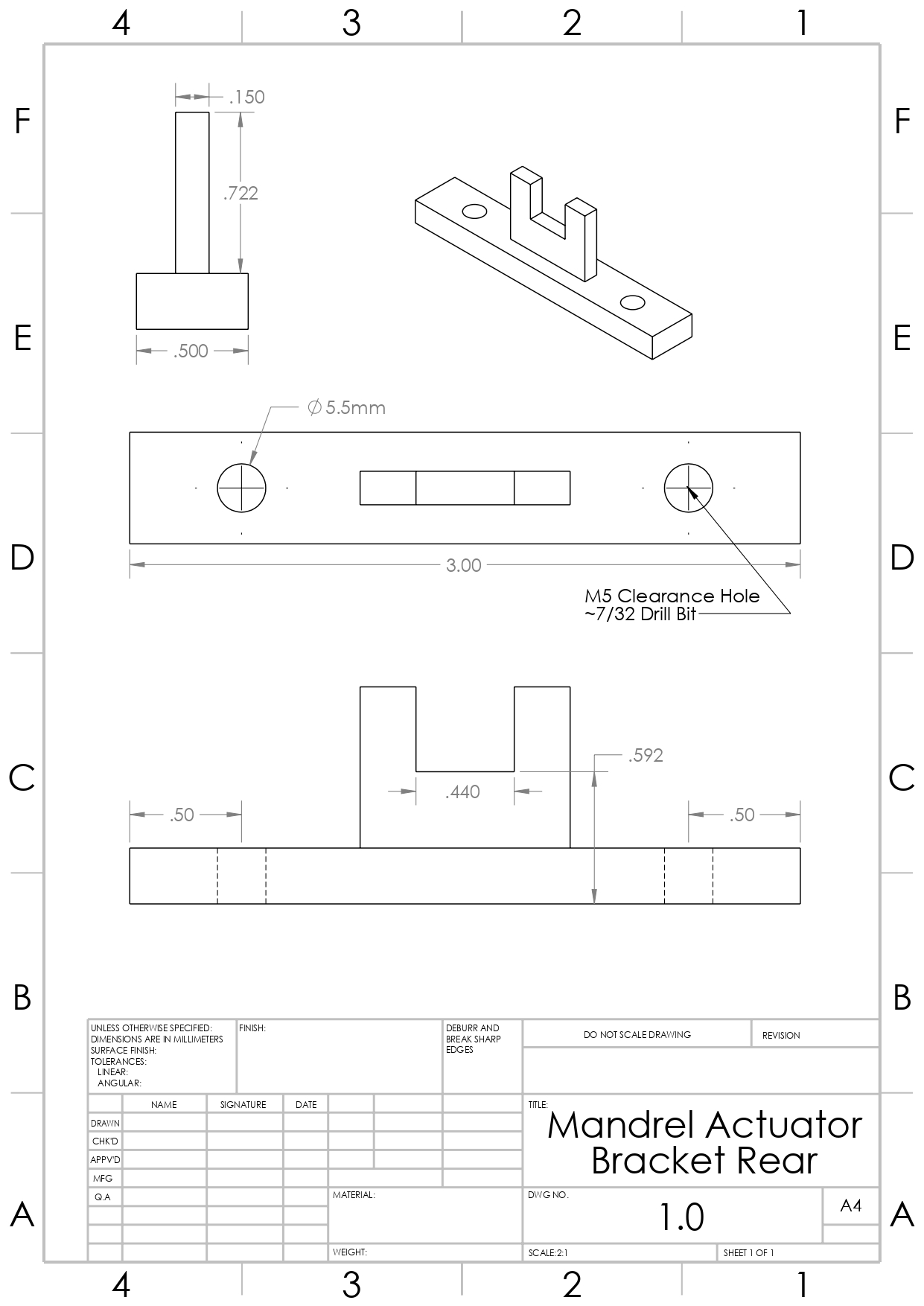Manufacturing Drawing 9