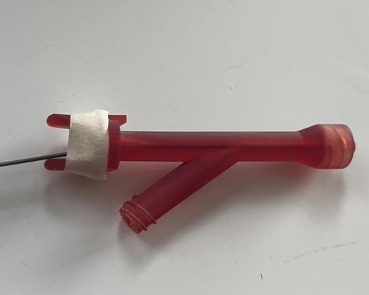 Catheter Hub After Failure